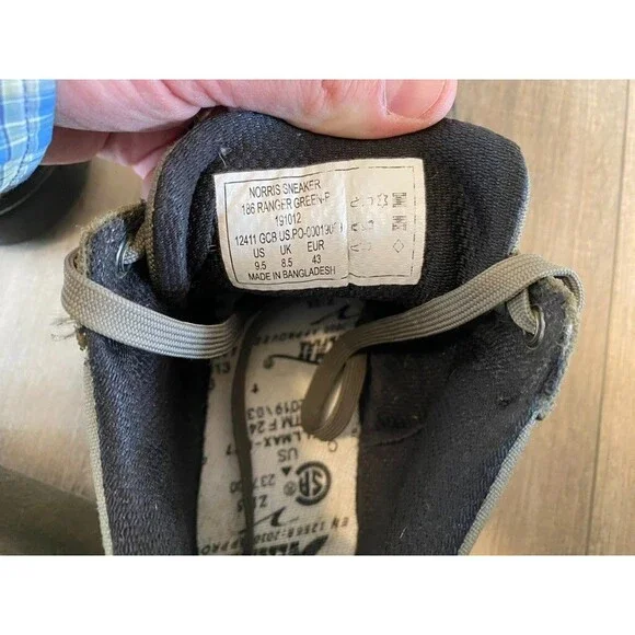 511 Tactical Mens 9.5 Norris sneaker 186 Ranger Green Vibram Puncture Res Shoes - Picture 7 of 8